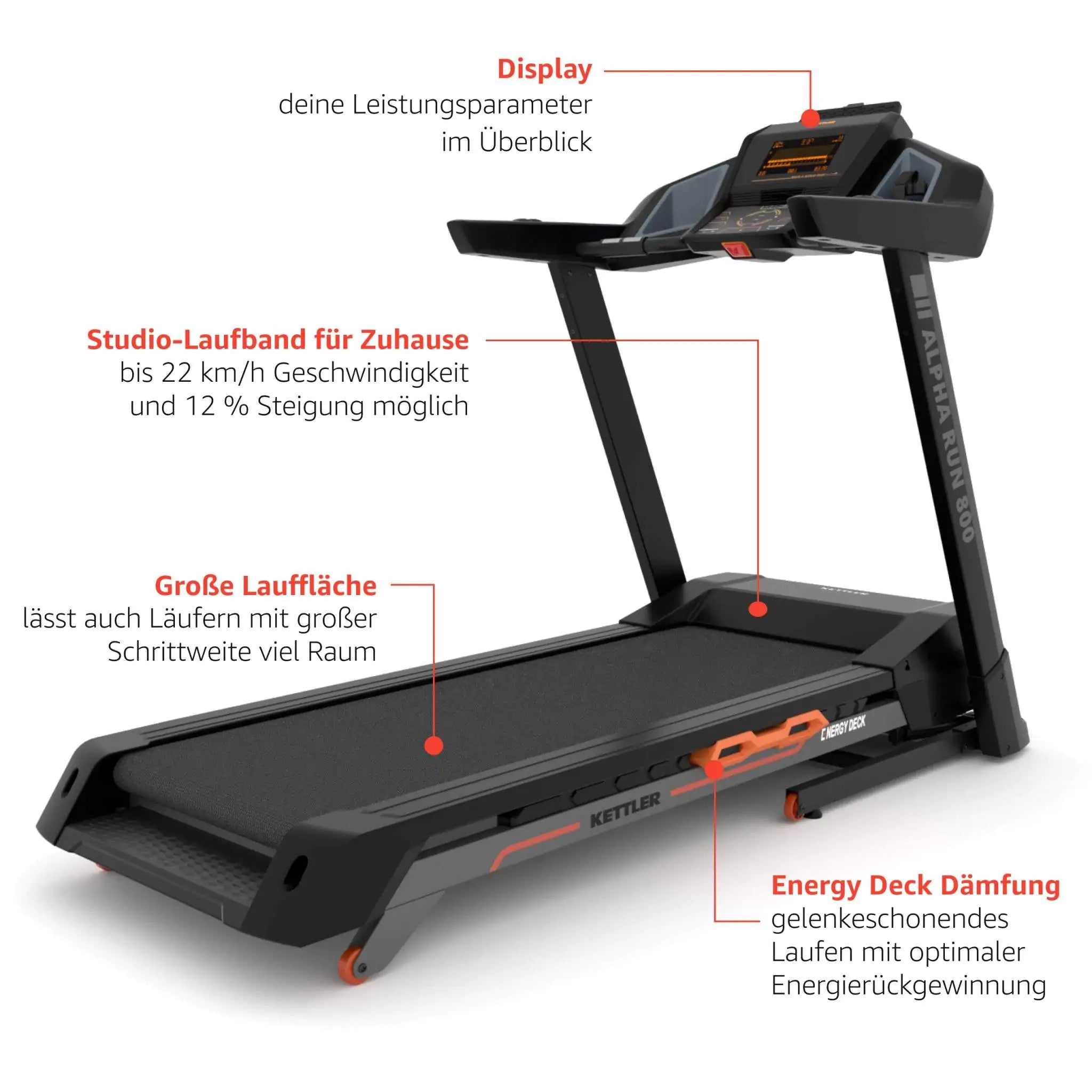 Kettler Laufband Alpha Run 800