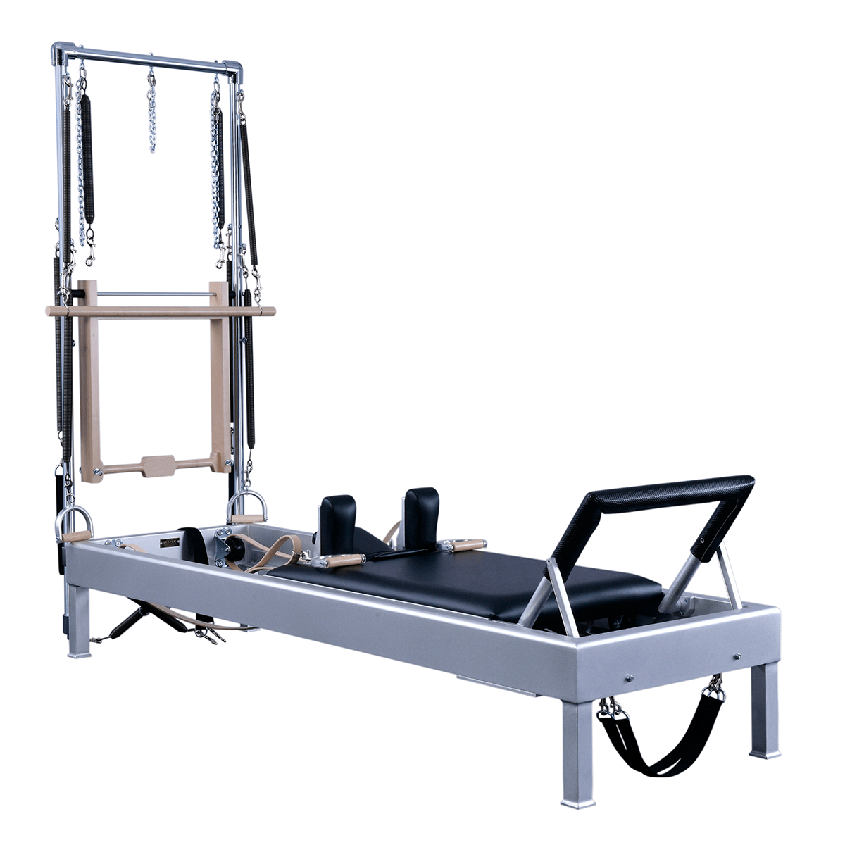 Legacy Apparatus Pilates Reformer mit Tower – Ausführung Aluminium, Ansicht 1
