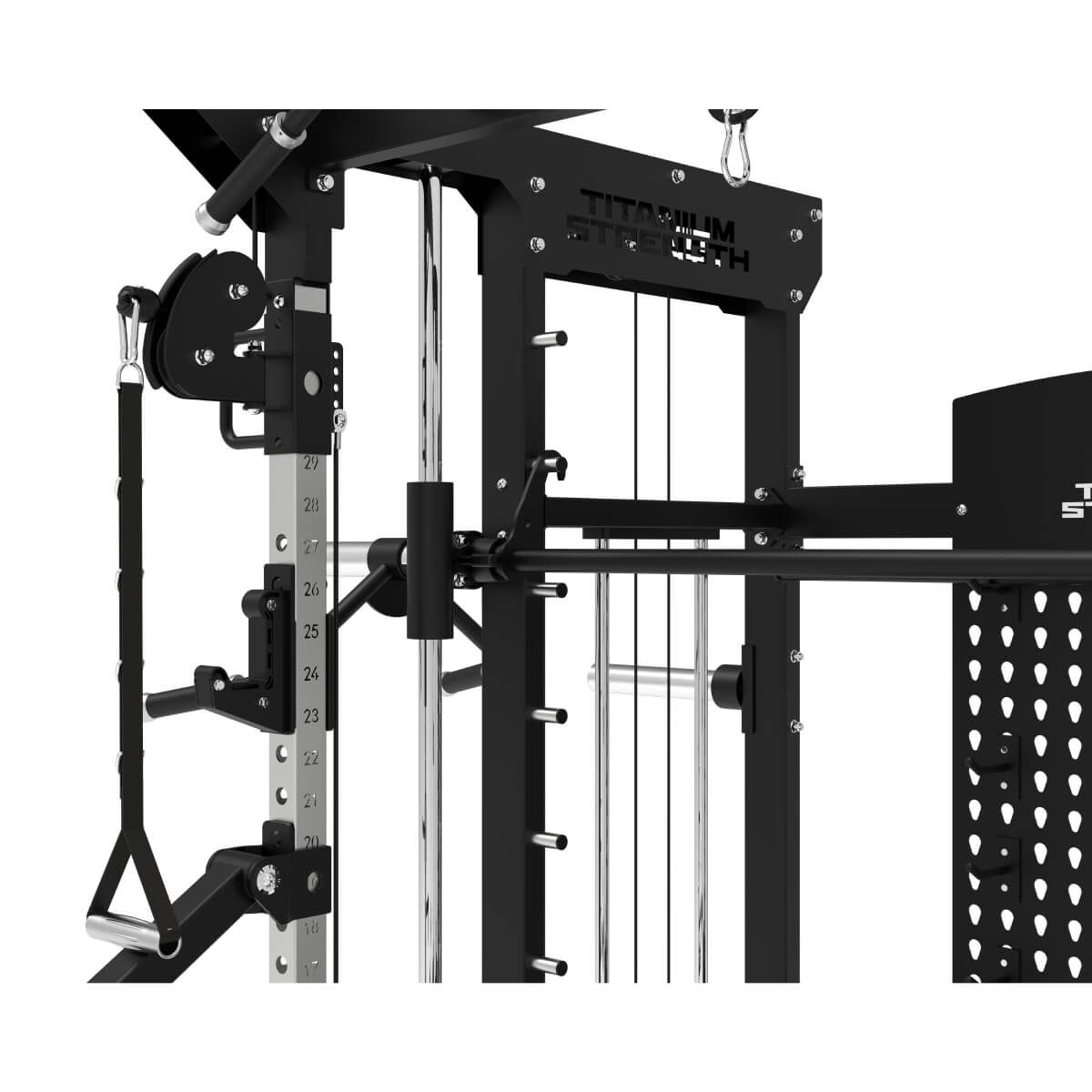 Titanium Strength Smith Maschine, Dual Pulleys und Rack 240kg B200 V4