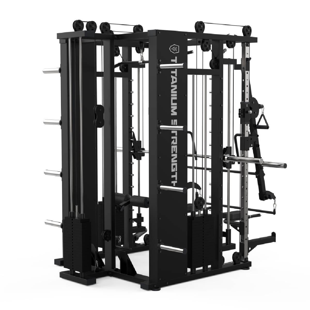 Titanium Strength Multipower - Smith-Maschine mit Doppelzug 270kg B300