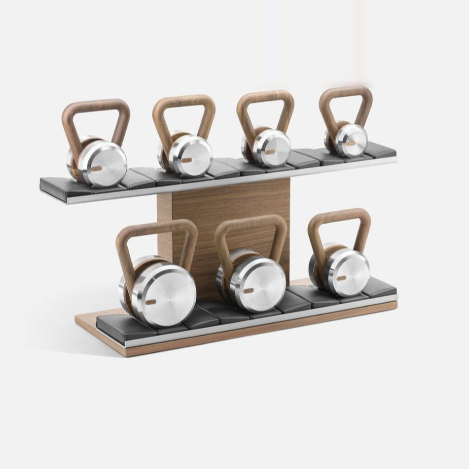 PENT. LOVA Kettlebell Set mit horizontalem Ständer