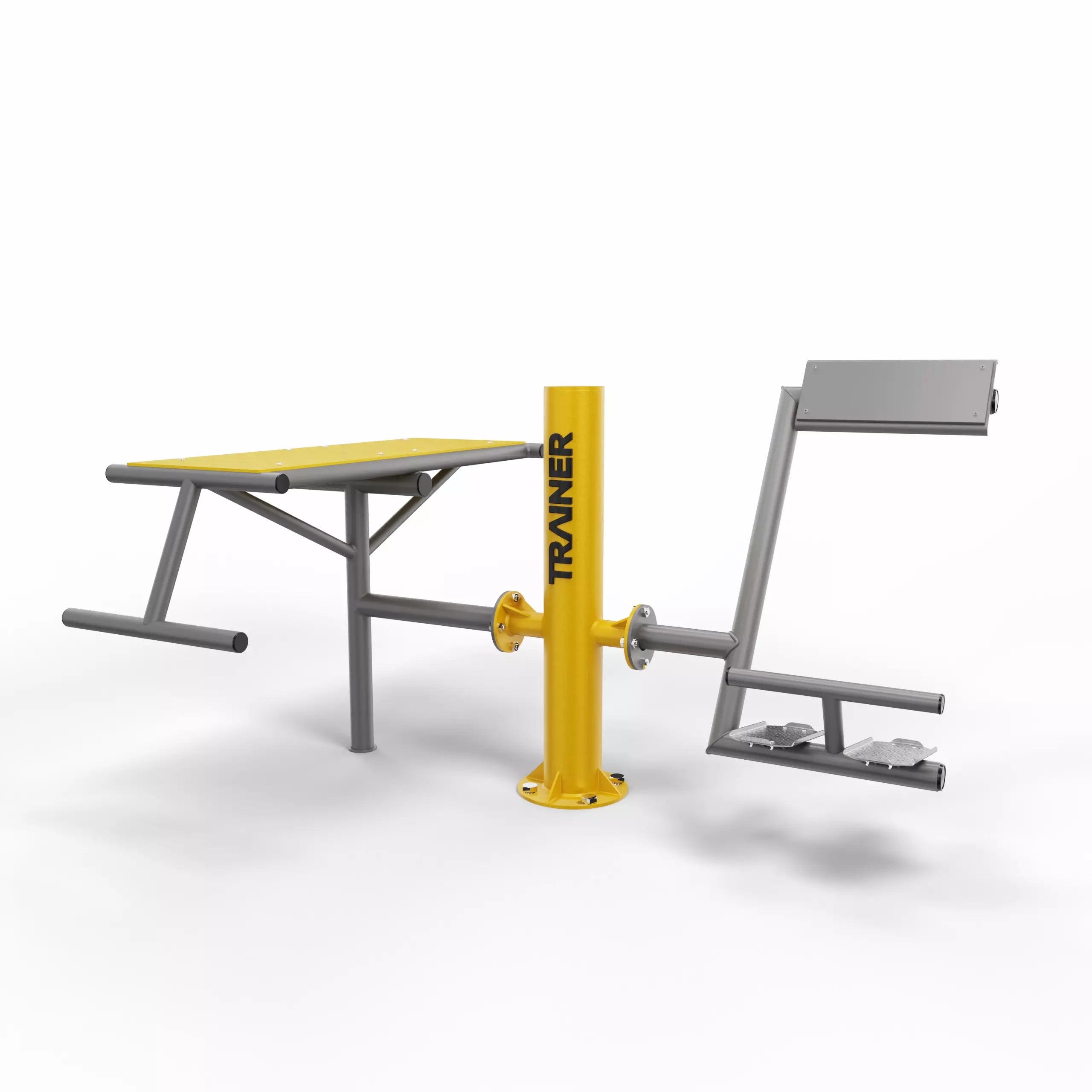 TRAINER Outdoor "Start" Bench & Back Extensors