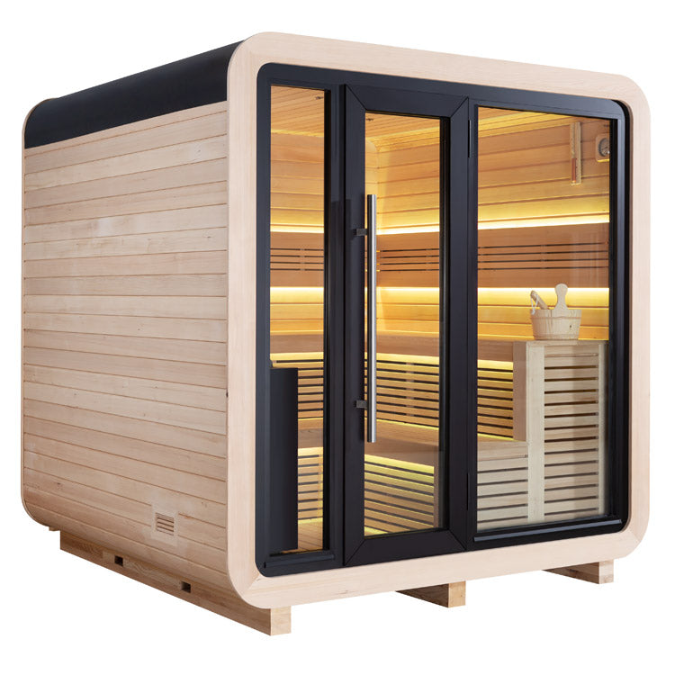 The CUBE - Der Saunacube (inkl. 9.0kW Cilindro-Saunaofen)
