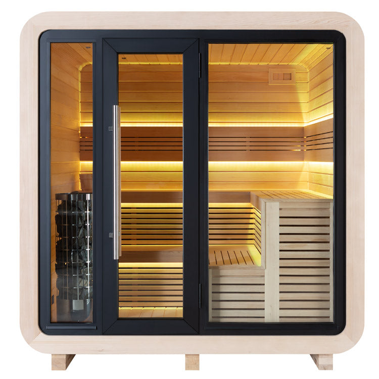 The CUBE - Der Saunacube (inkl. 9.0kW Cilindro-Saunaofen)