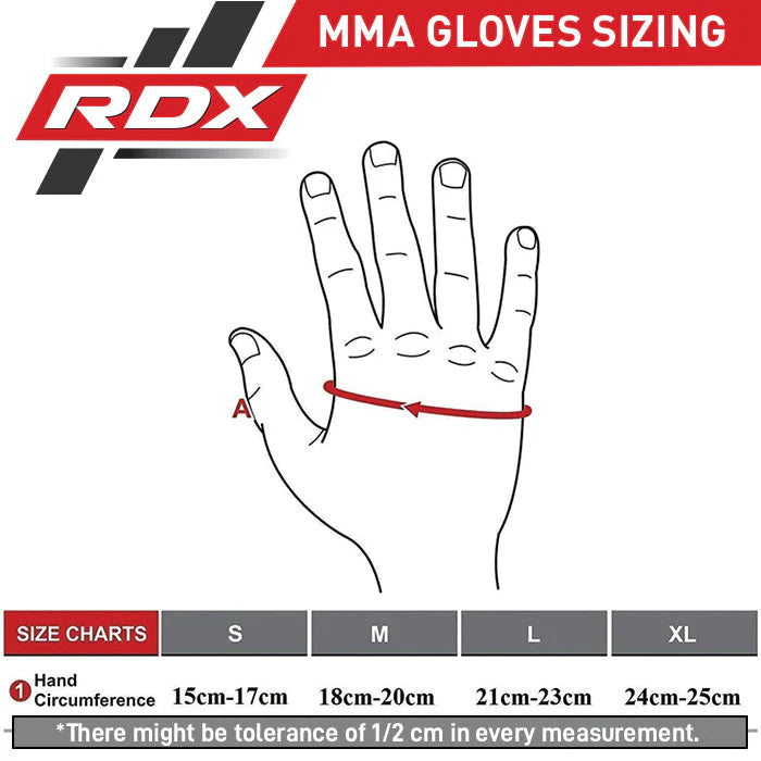 RDX Grappling Handschuhe MMA KARA F6