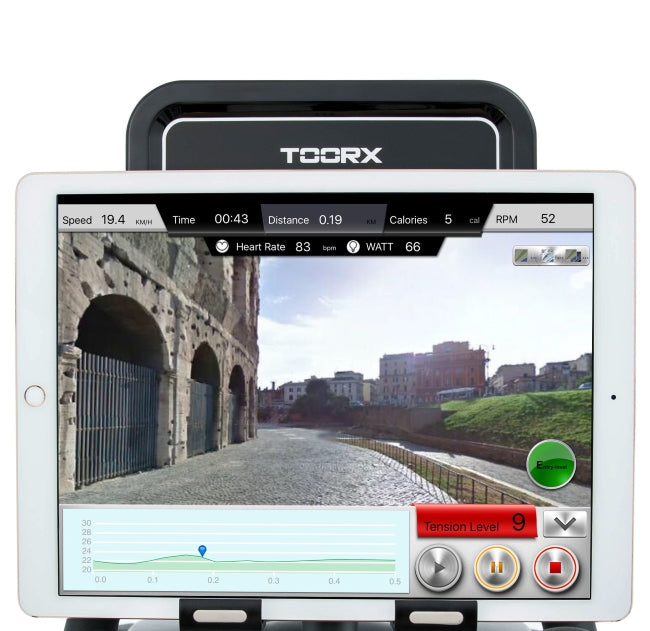 TOORX Ellipsentrainer ERX-500 HRC (App ready) klappbar