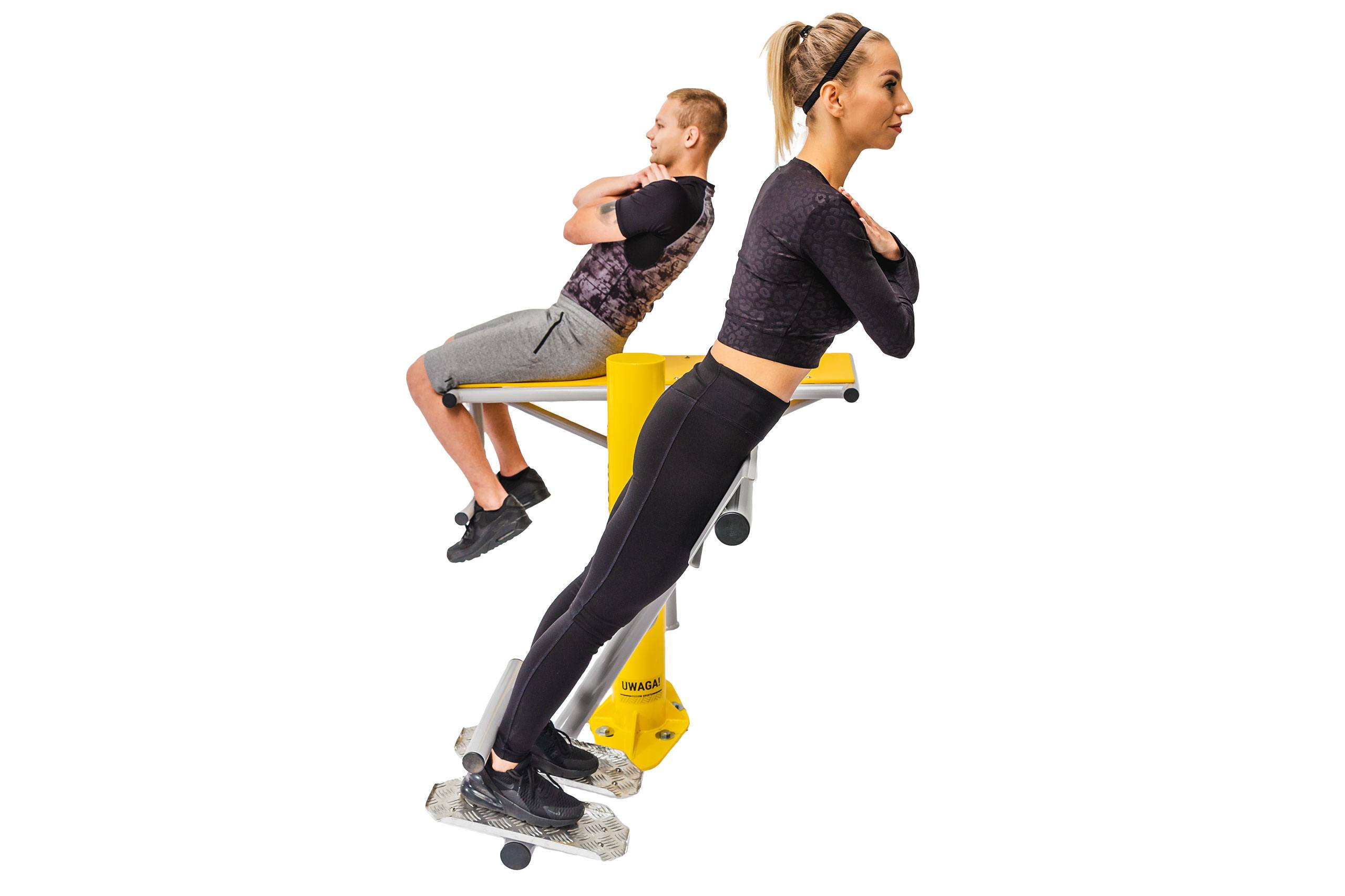 TRAINER Outdoor "Start" Bench & Back Extensors