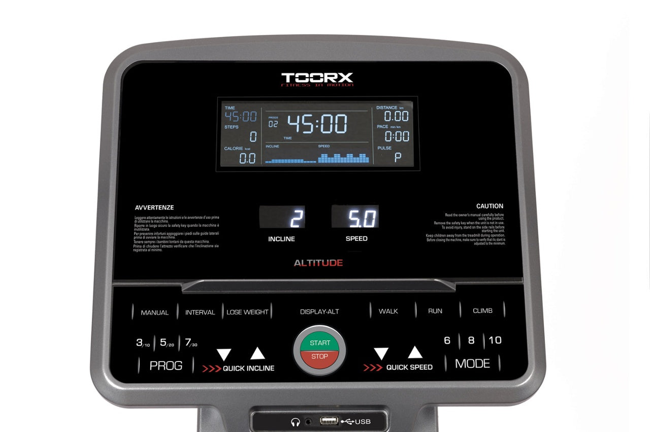 TOORX Laufband Altitude HRC (App ready)