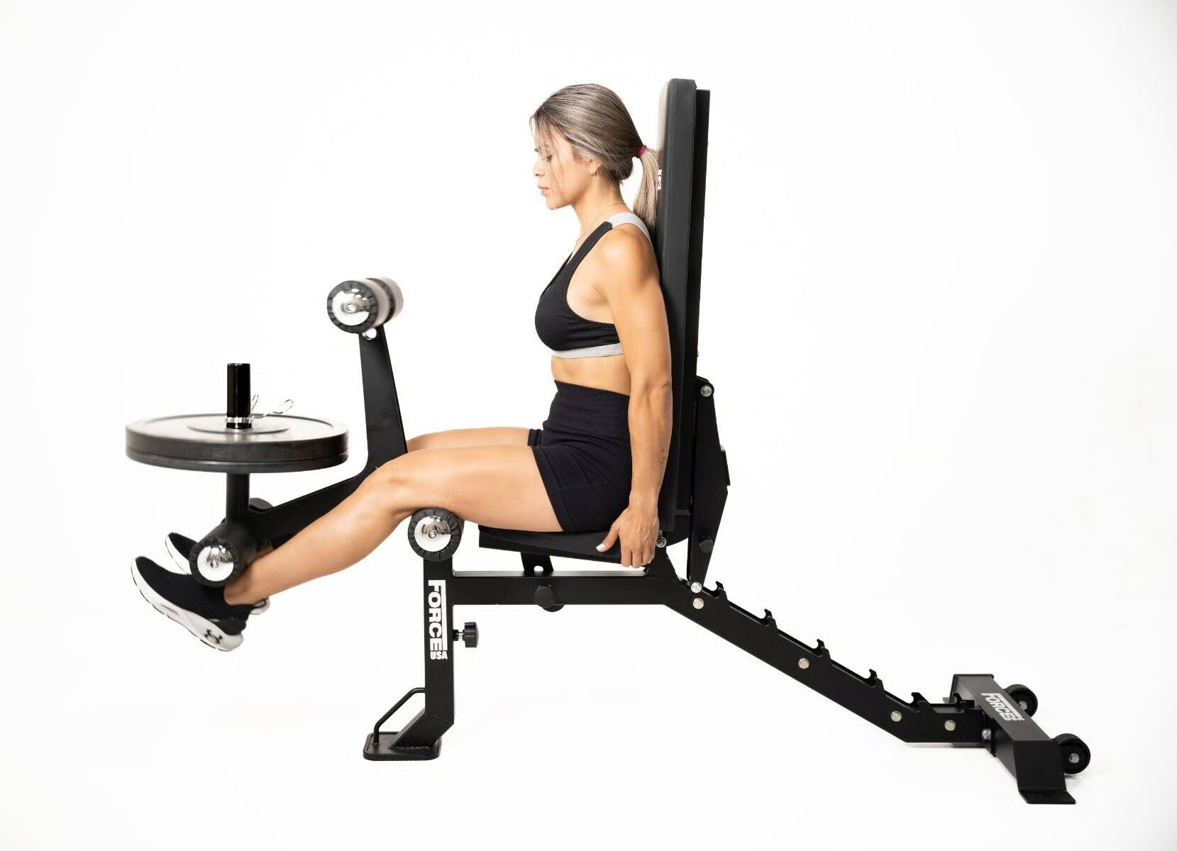 ForceUSA MyBench V2 Hantelbank mit Bizeps- und Beintrainer