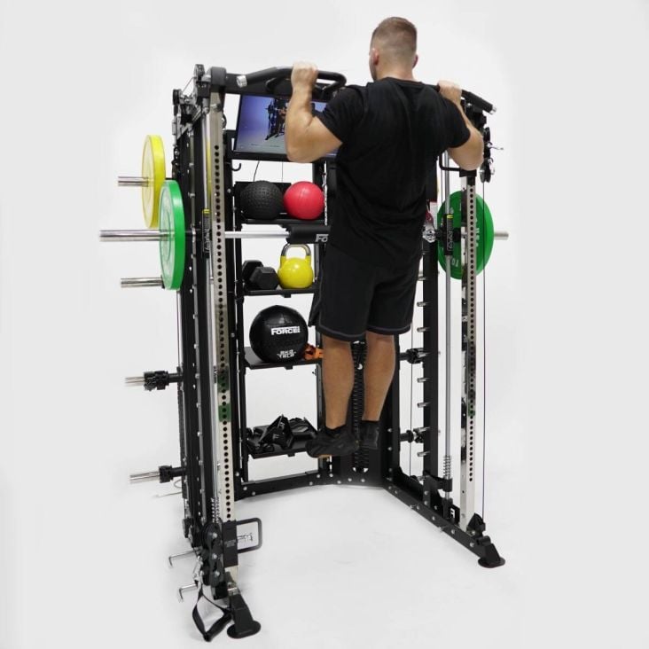 ForceUSA G15™ All-In-One Trainer Smith Machine, Rack und Double Pulley