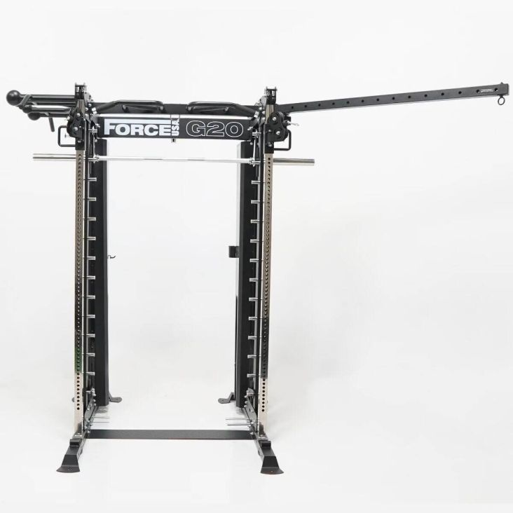 ForceUSA G20 V2 Pro All-In-One Trainer - Smith Machine, Functional Trainer, Power Rack, Beinpresse und Ruderstation