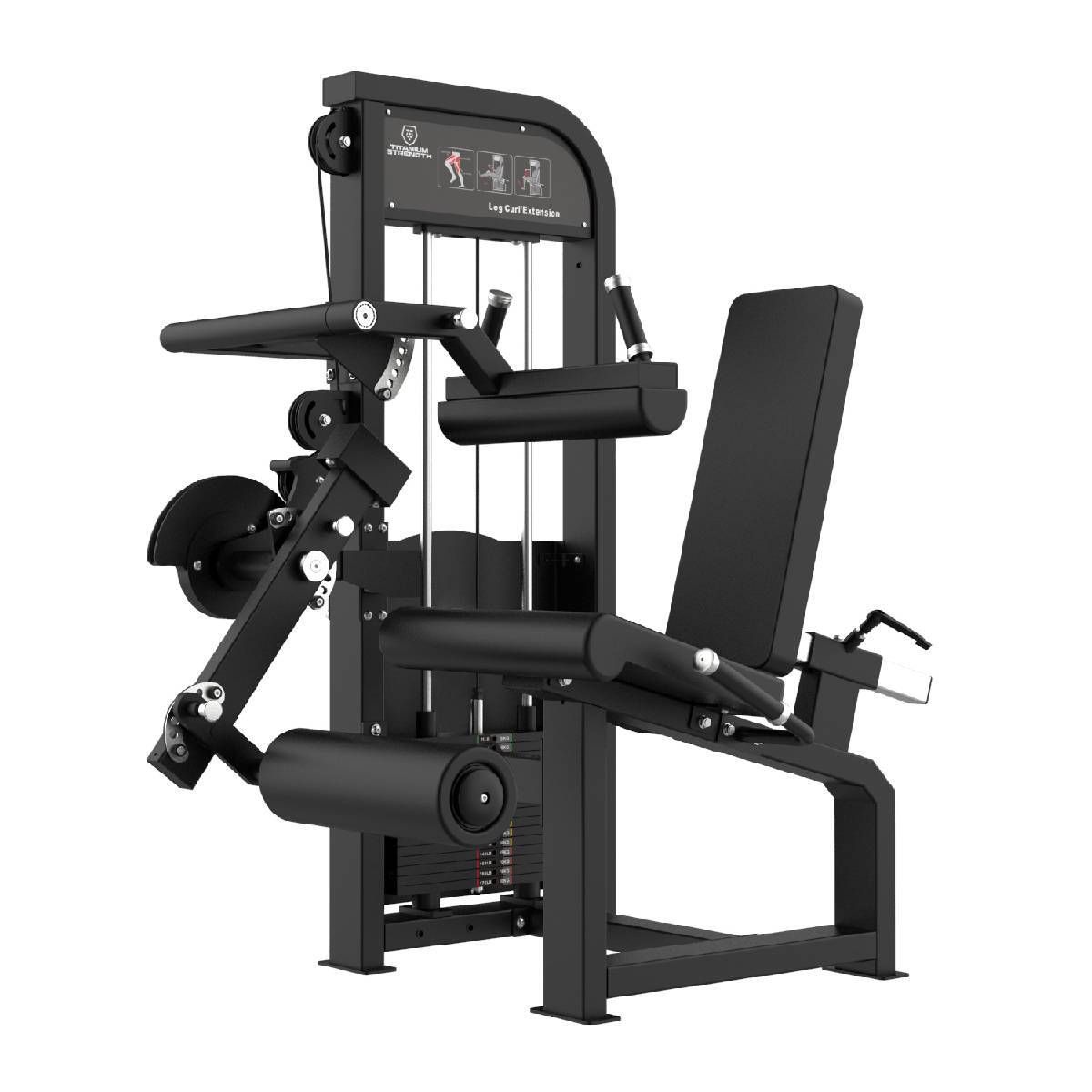 Titanium Strength Elite Series Dual Beinbeuger Sitzend und Beinstrecker