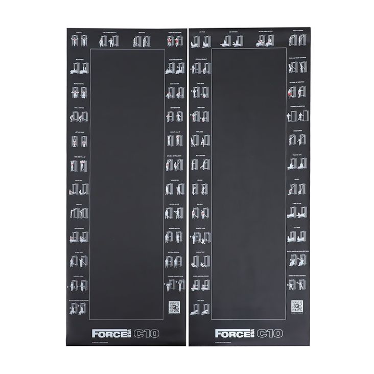 ForceUSA Magnetische Übungstabelle