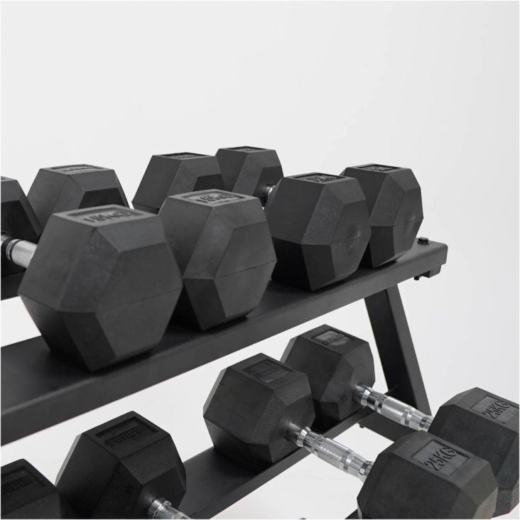 ForceUSA Rack mit 3 Ebenen für hexagonale Kurzhanteln