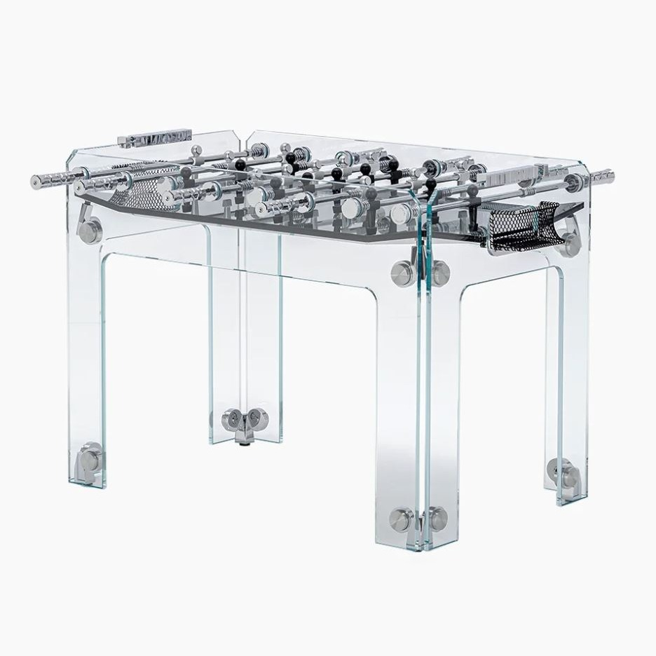 Teckell Tischfußball Cristallino Black