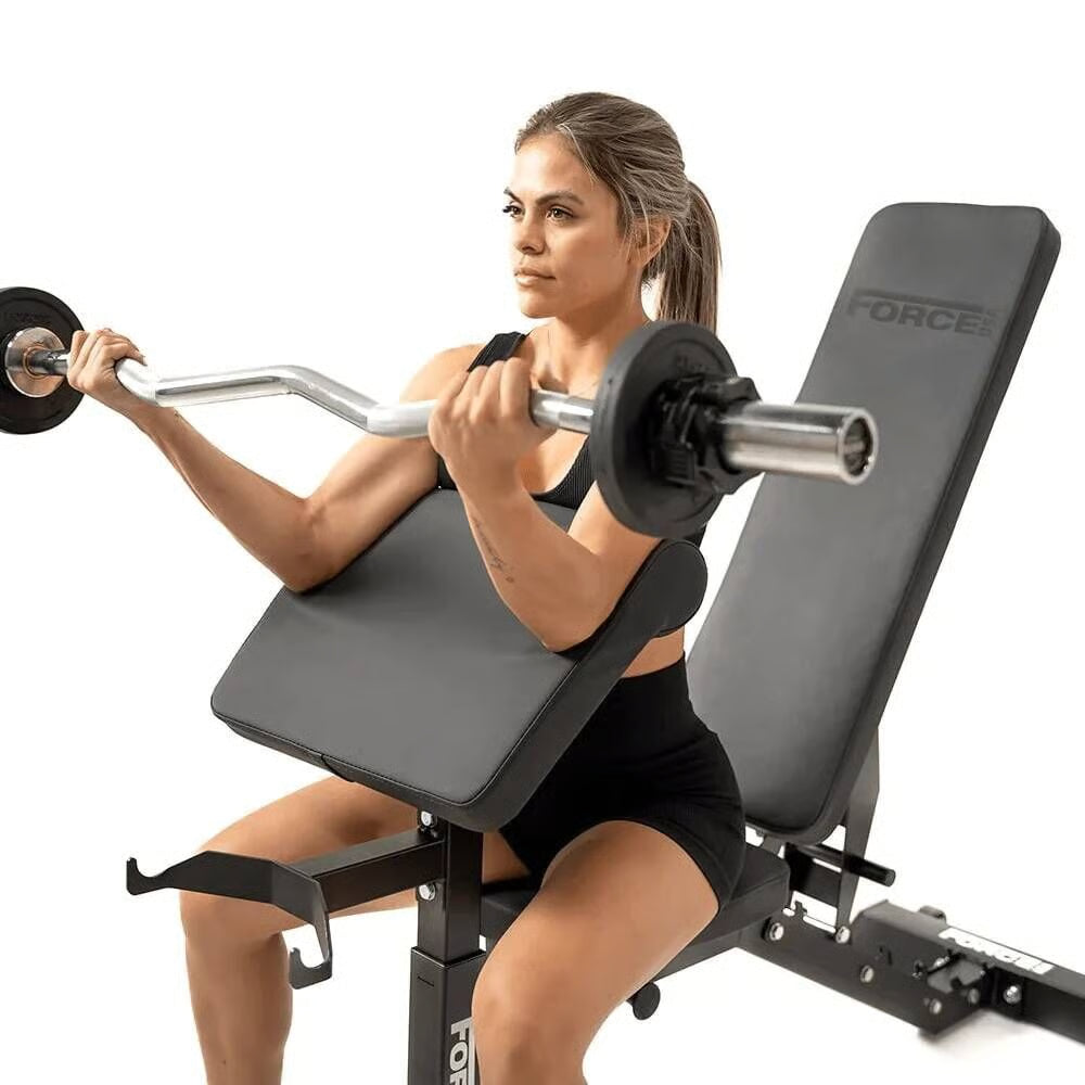 ForceUSA MyBench V2 Hantelbank mit Bizeps- und Beintrainer