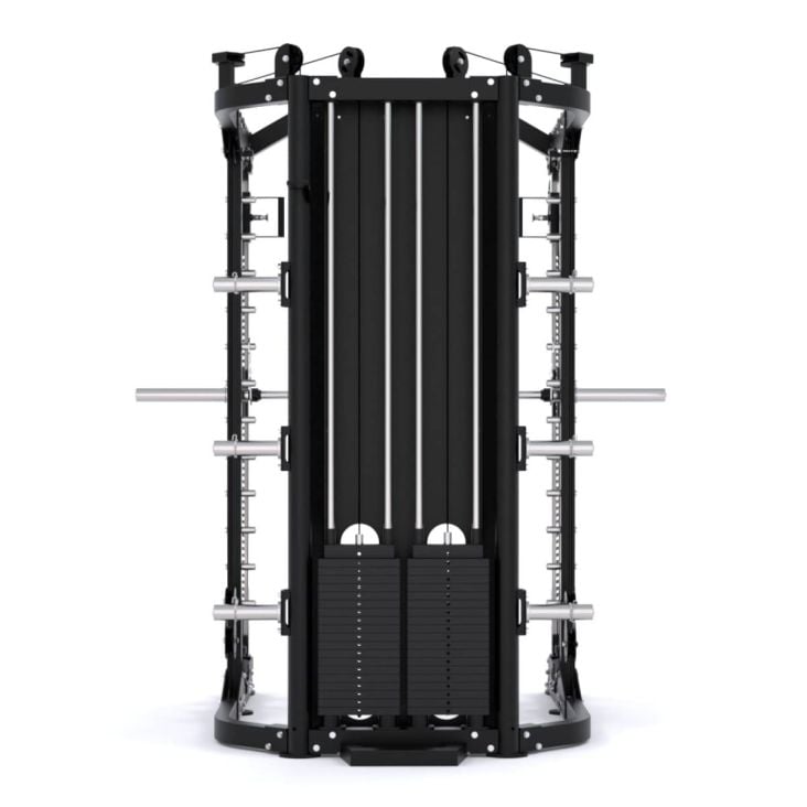 ForceUSA G12™ V2 All-In-One Trainer Double Pulley, Smith Machine, Multifunktionstrainer, Rack und Beinpresse
