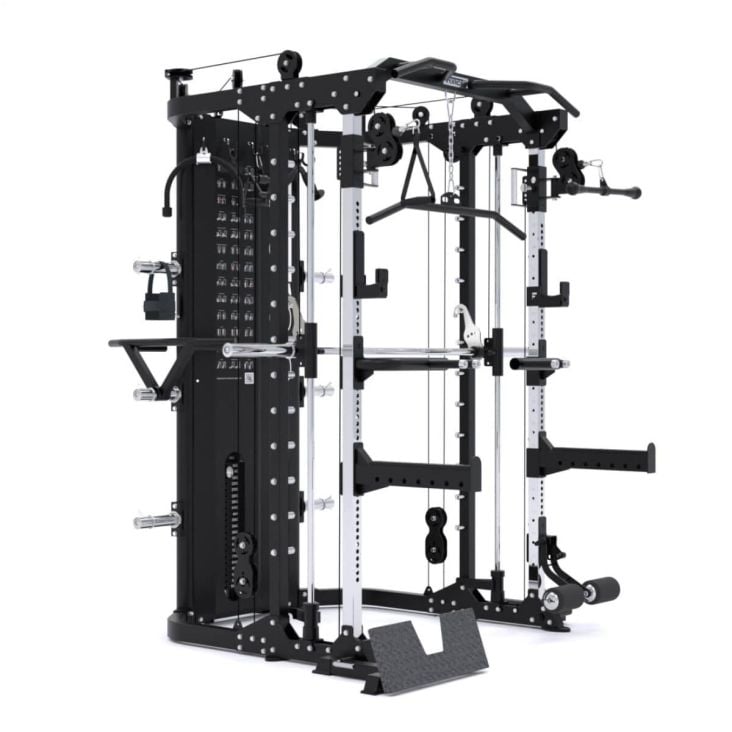 ForceUSA G12™ V2 All-In-One Trainer Double Pulley, Smith Machine, Multifunktionstrainer, Rack und Beinpresse