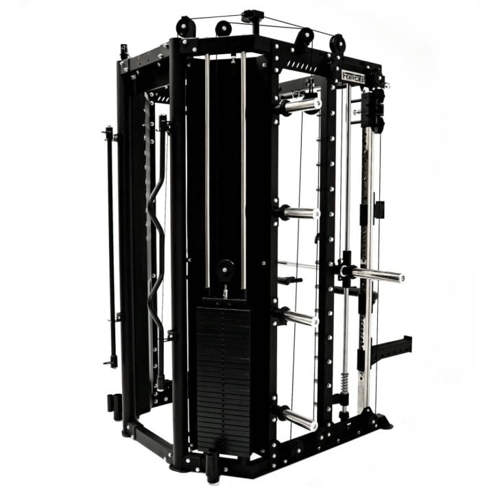 ForceUSA G15™ All-In-One Trainer Smith Machine, Rack und Double Pulley