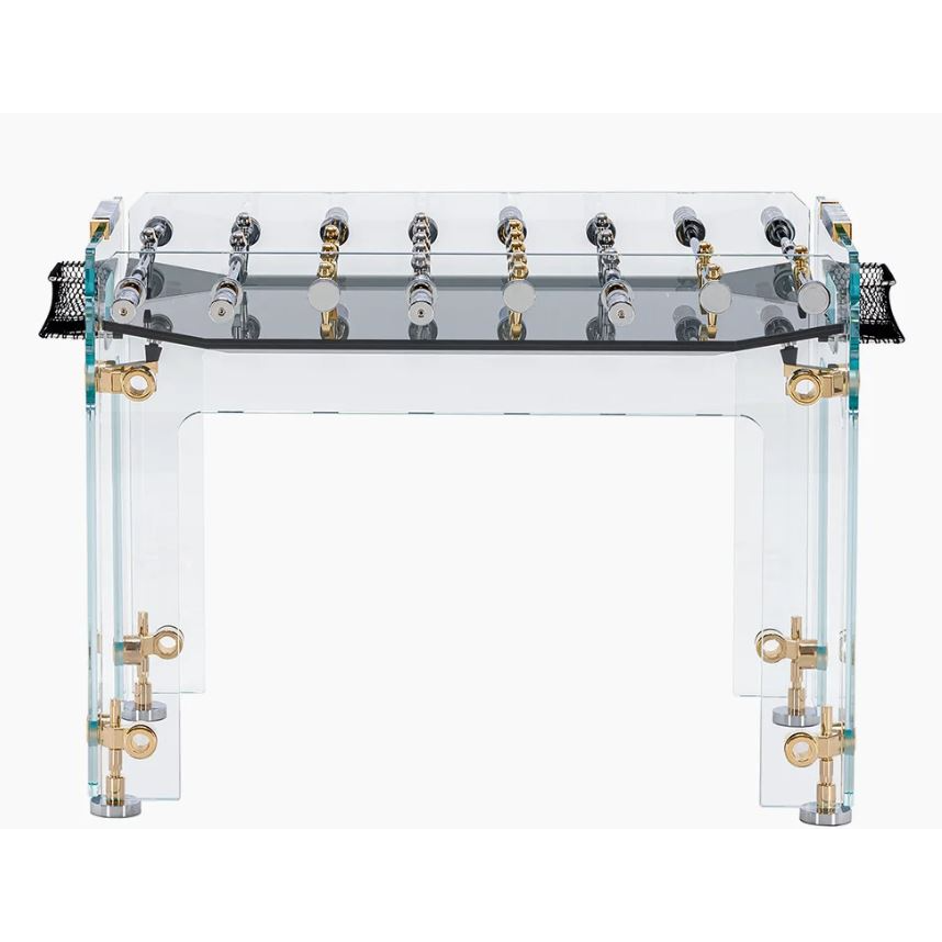 Teckell Tischfußball Cristallino 24K Gold