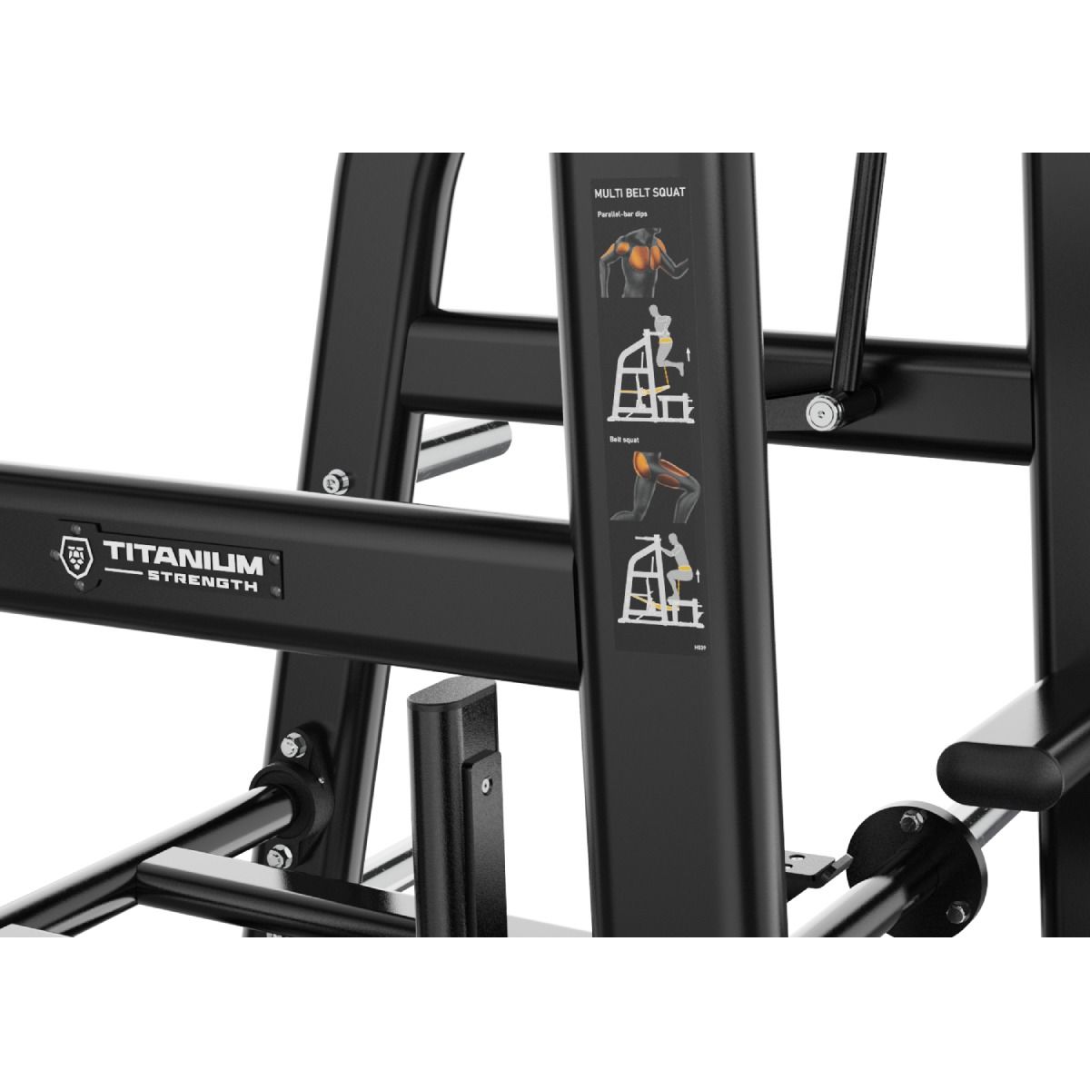 Titanium Strength Genesis Series Multi Belt Squat + Dip Machine