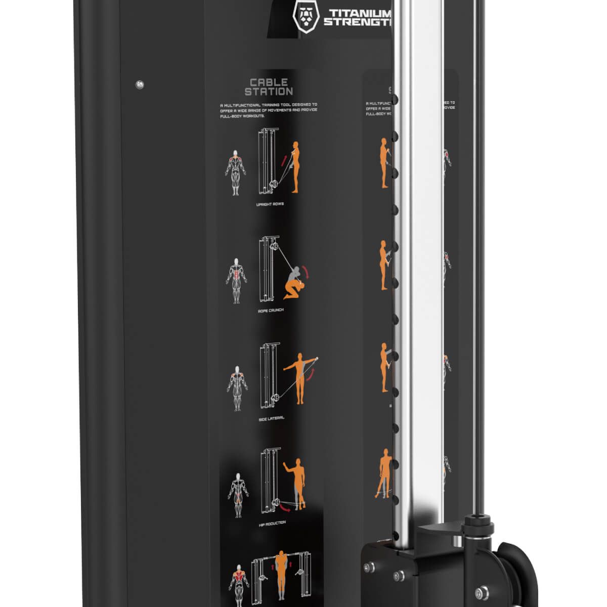 Titanium Strength Genesis Series RX 2 Stationen Kabelzug Crossover