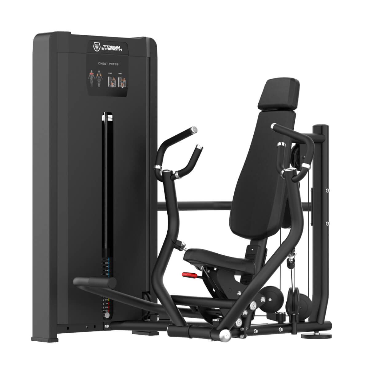Titanium Strength Genesis Series RX unilaterale vertikale Brustpresse
