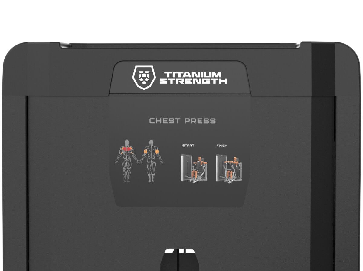 Titanium Strength Genesis Series RX unilaterale vertikale Brustpresse