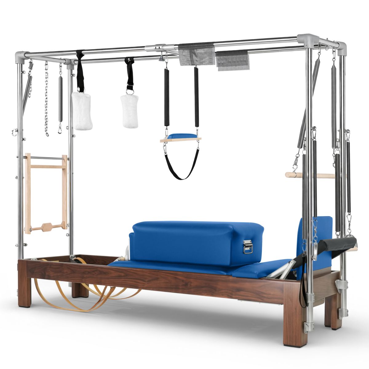 Elina Pilates Klassischer Reformer Cadillac dunkles Holz