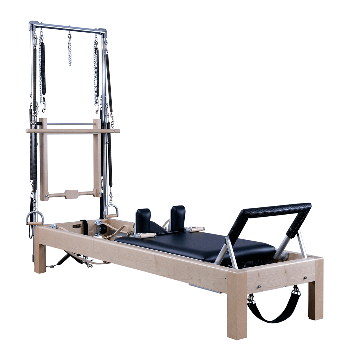 Legacy Apparatus Pilates Reformer mit Tower – Ausführung Ahorn, Ansicht 1