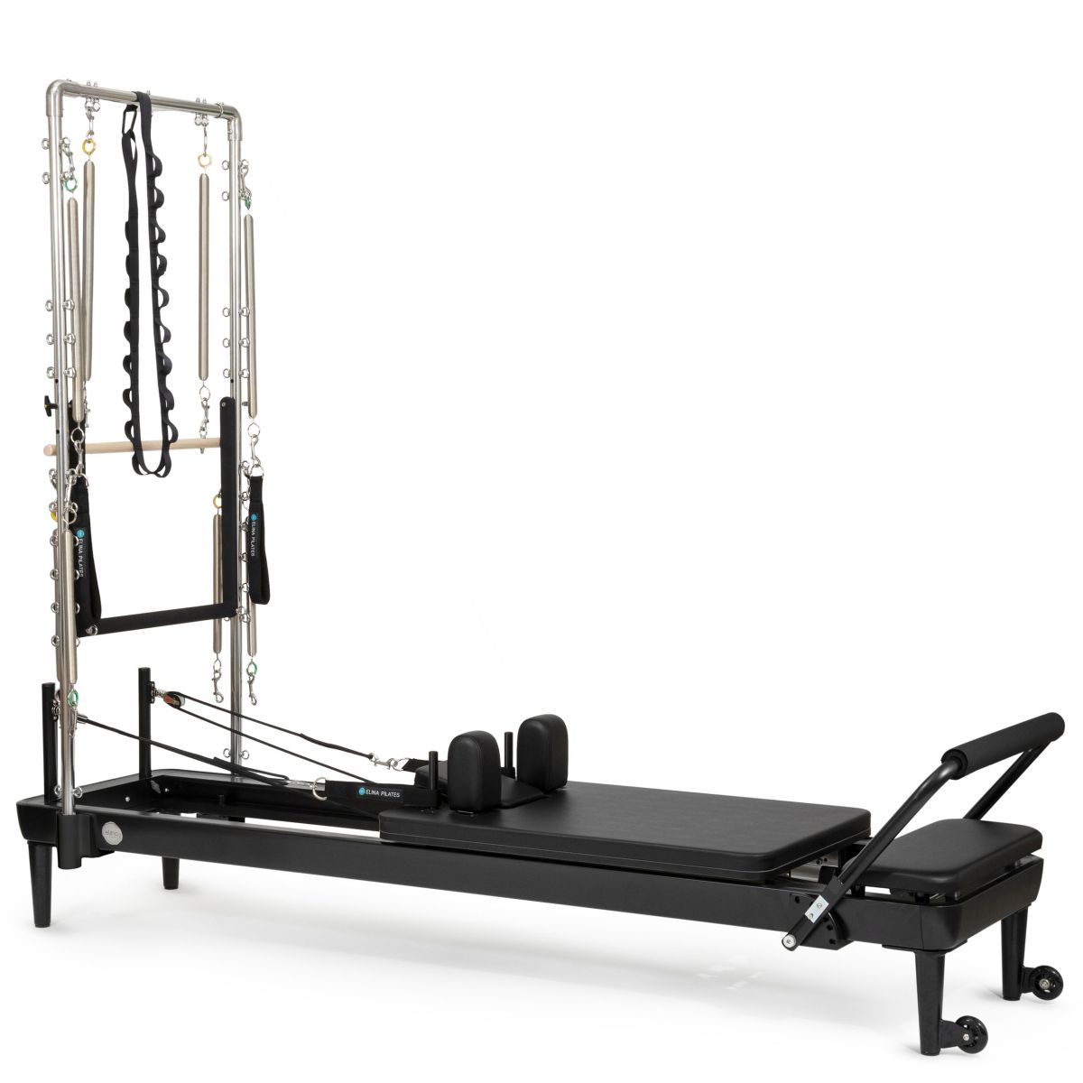 Elina Pilates Nubium Reformer mit Half Cadillac Black Edition