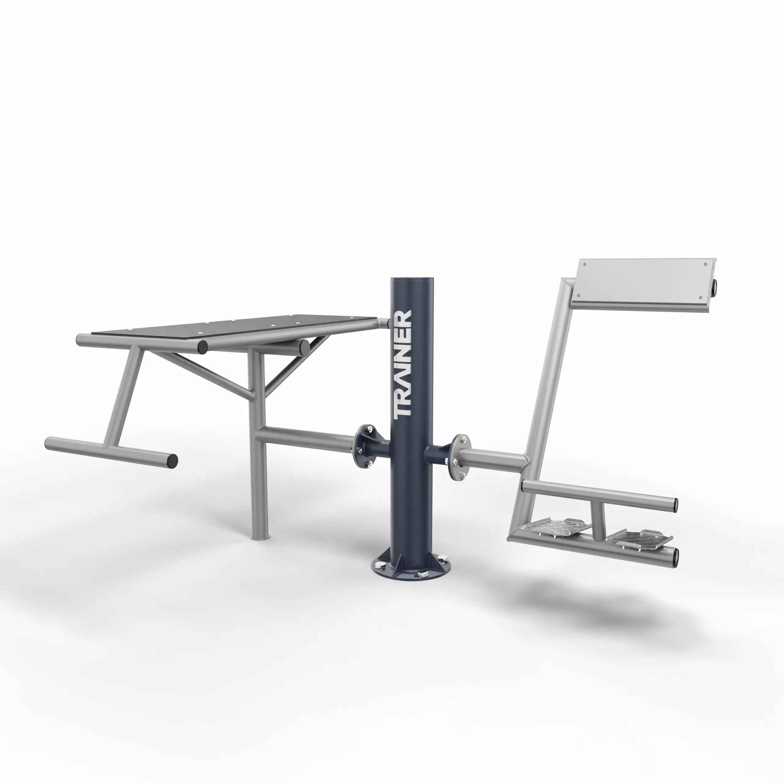 TRAINER Outdoor "Start" Bench & Back Extensors
