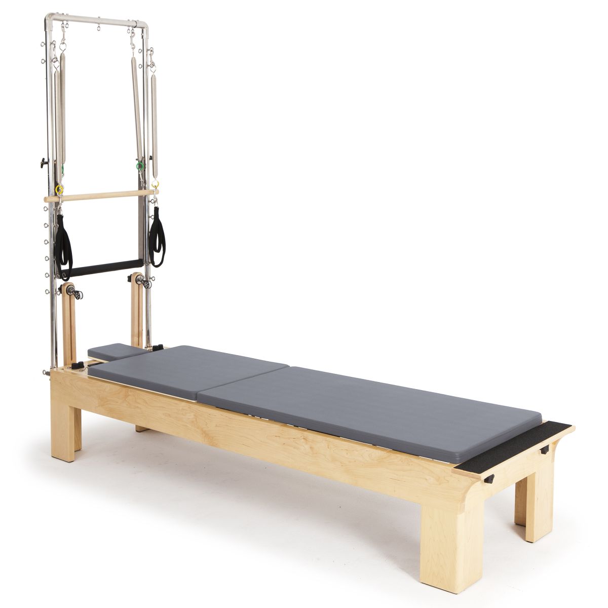 Elina Pilates Holz Physio Reformer mit Half Cadillac