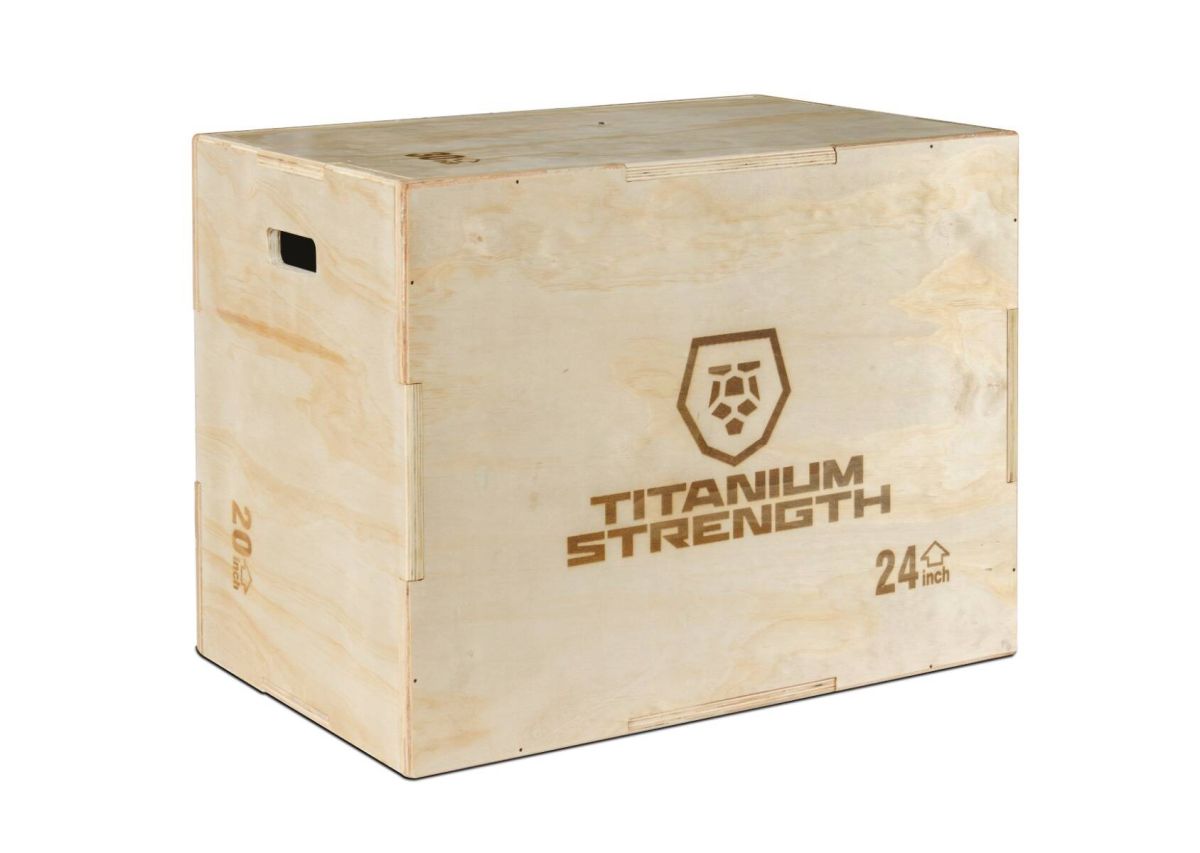 Titanium Strength Plyometrische Box Holz