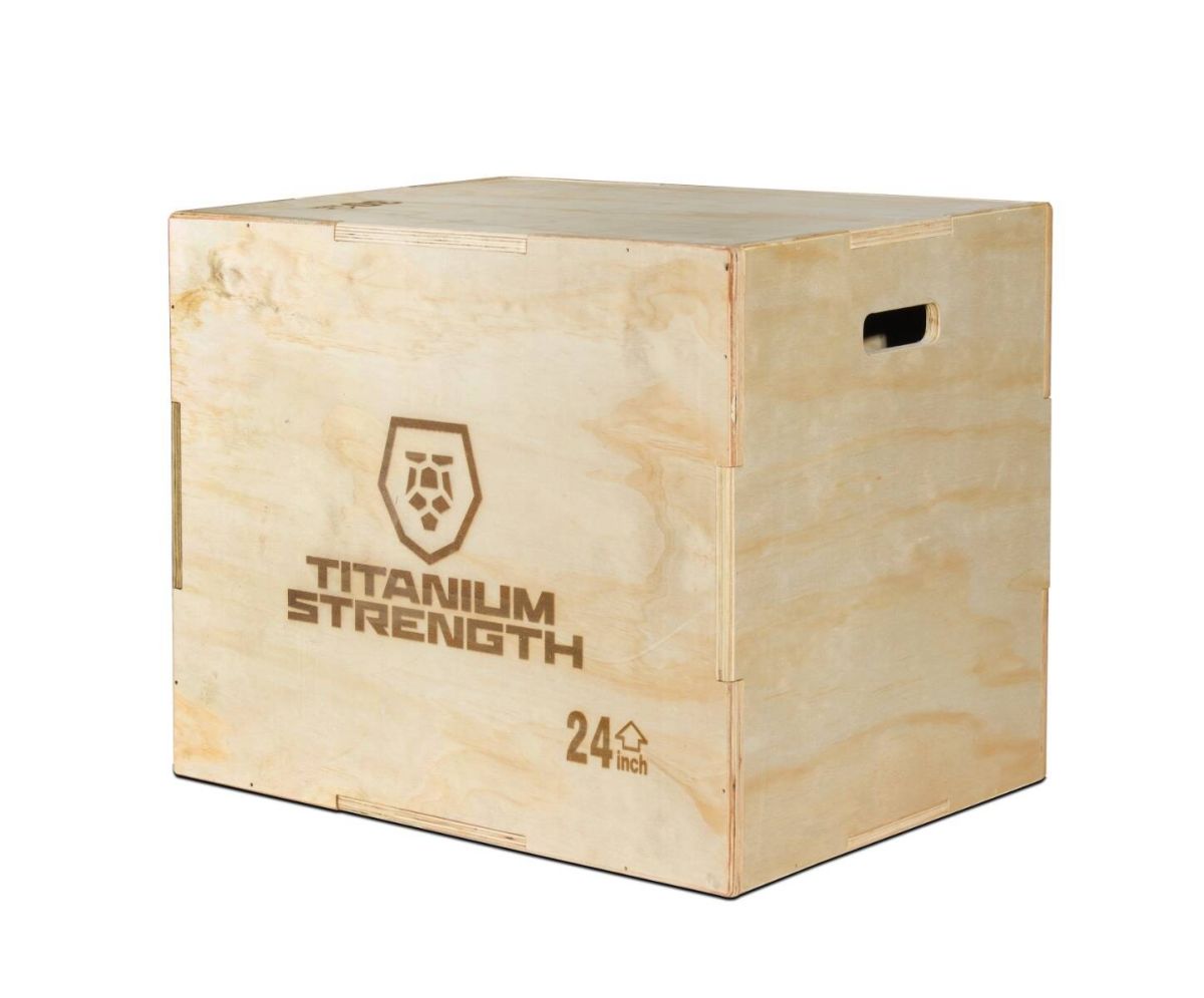Titanium Strength Plyometrische Box Holz