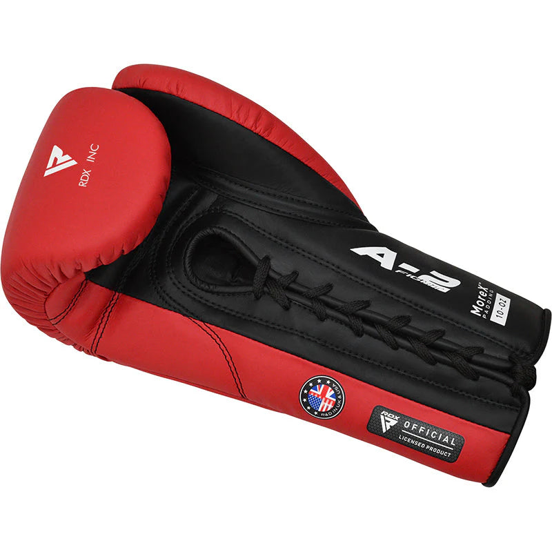 RDX Boxhandschuhe Wettkampf Sparring/Training Lace Up APEX
