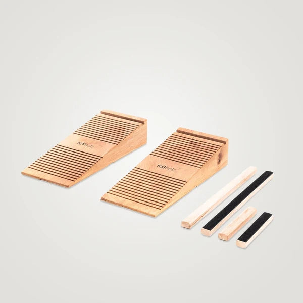 rollholz Wadendehner & Balancekeil Set