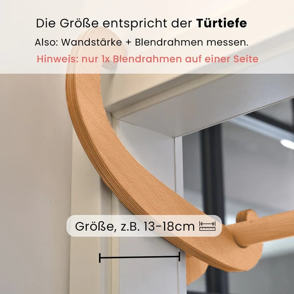 rollholz Befestigungshaken für Klimmzugstange