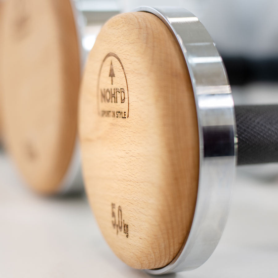 DumbBells - Hantelset (5,0-25,0kg) inkl. Rack