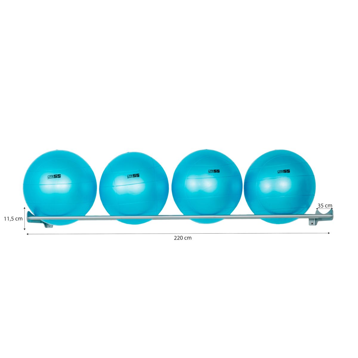 Elina Pilates Wandhalterung für Fitnessbälle