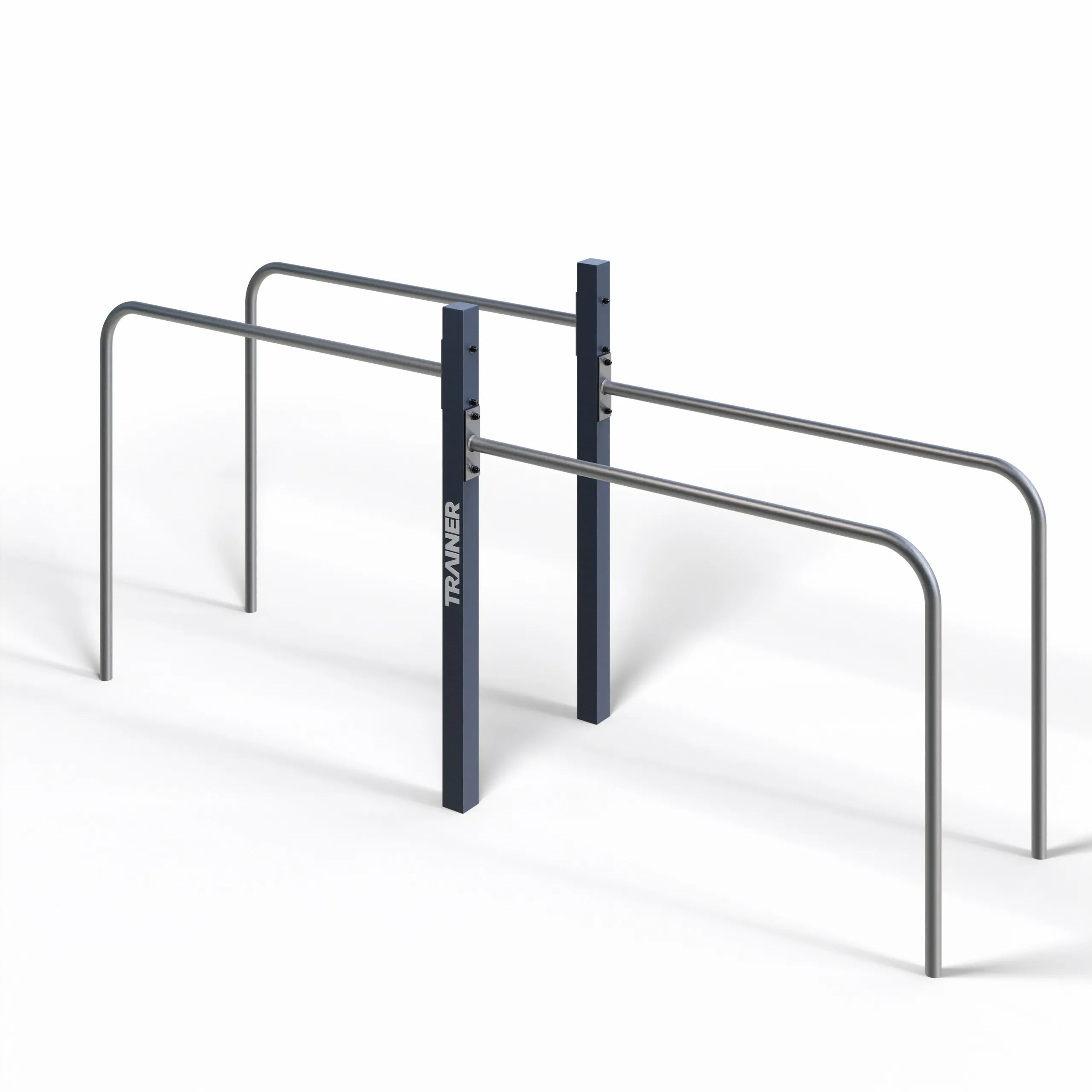 TRAINER Outdoor "Calisthenics" Street Workout Double Hand Rails to Pole