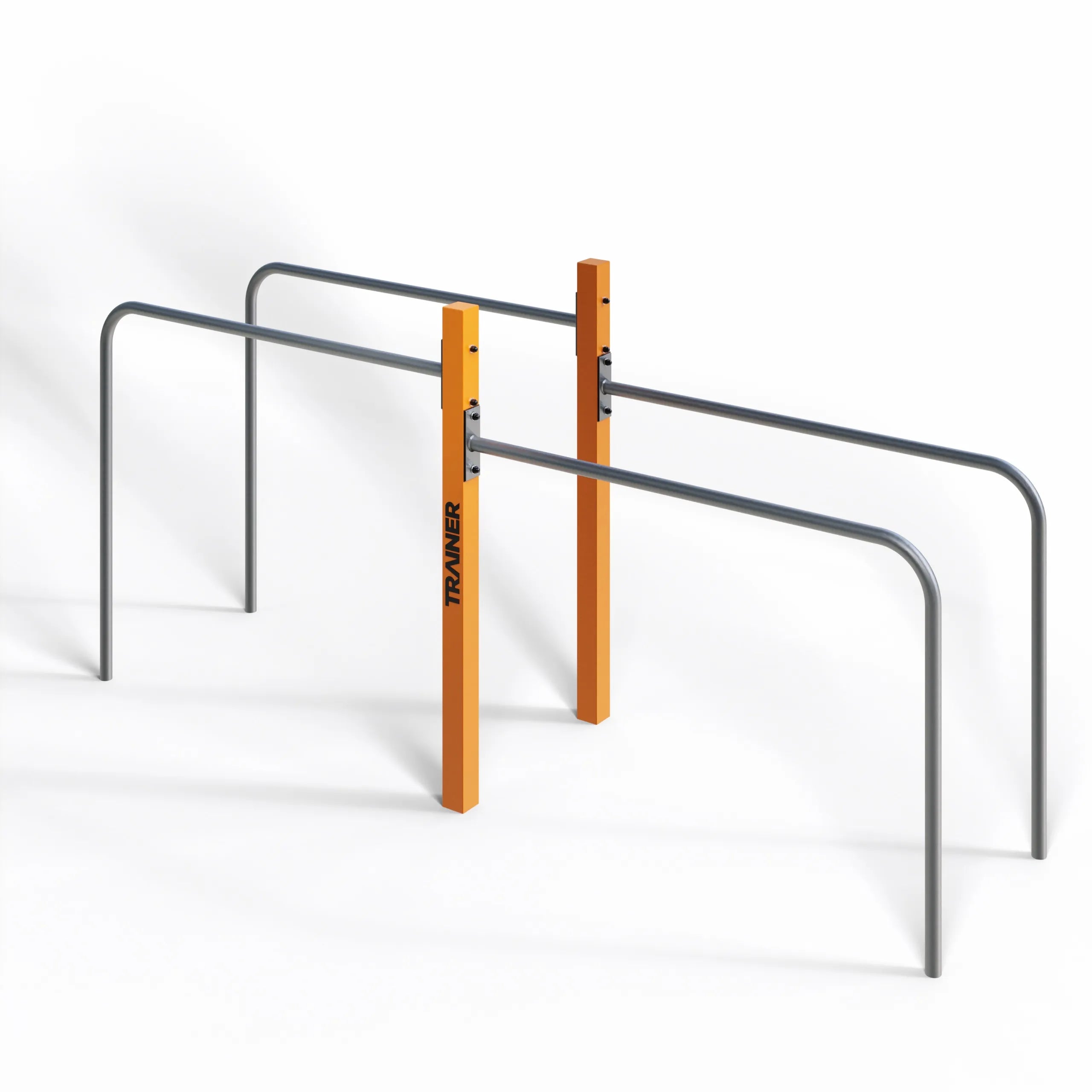TRAINER Outdoor "Calisthenics" Street Workout Double Hand Rails to Pole