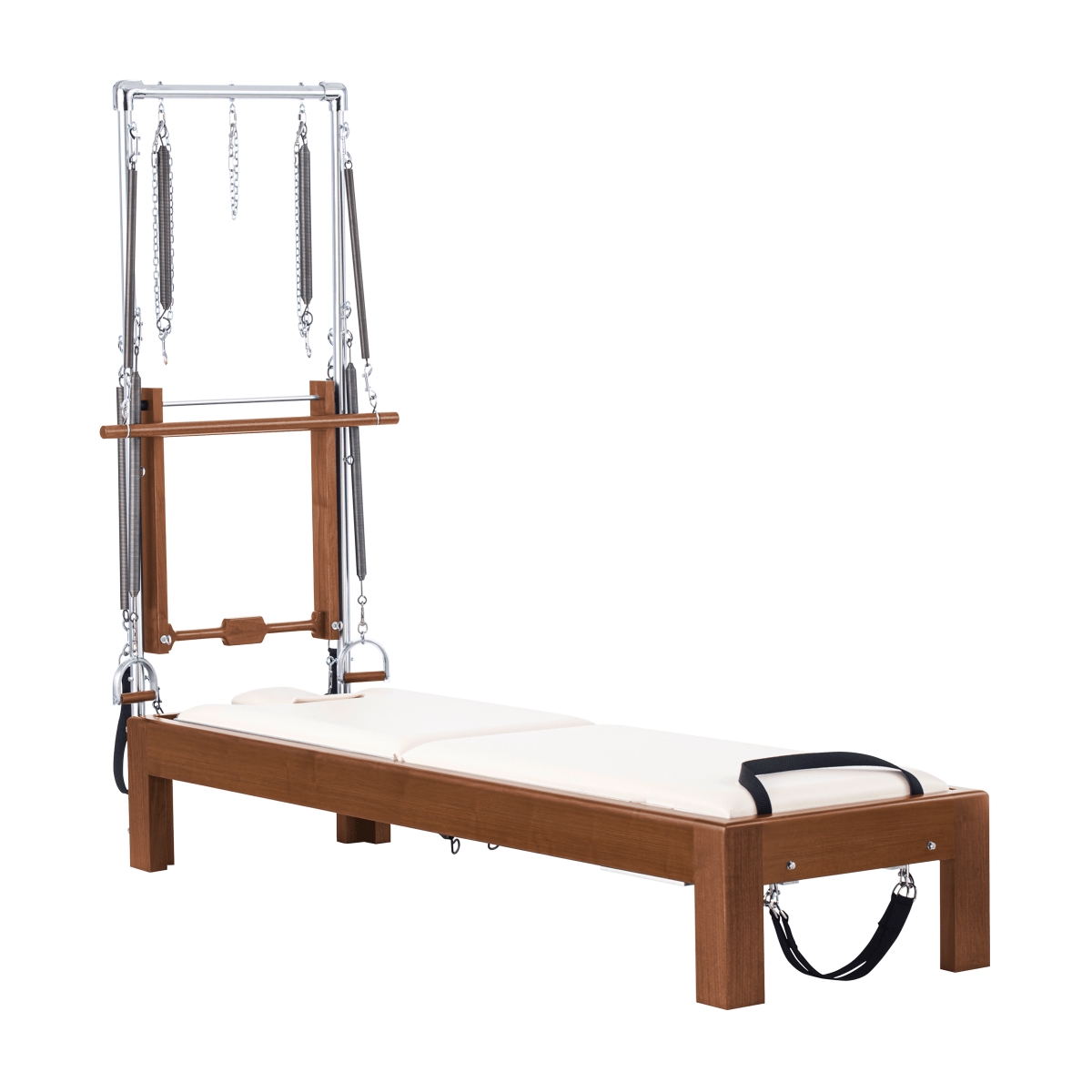 Legacy Apparatus Pilates Reformer mit Tower – Ausführung Teak, Ansicht 2