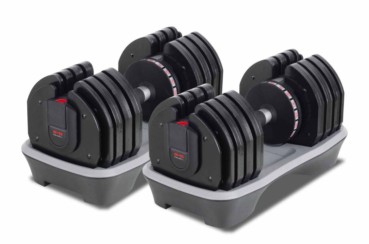 Titanium Strength verstellbare Kurzhanteln 2-36 kg mit Rack MA36