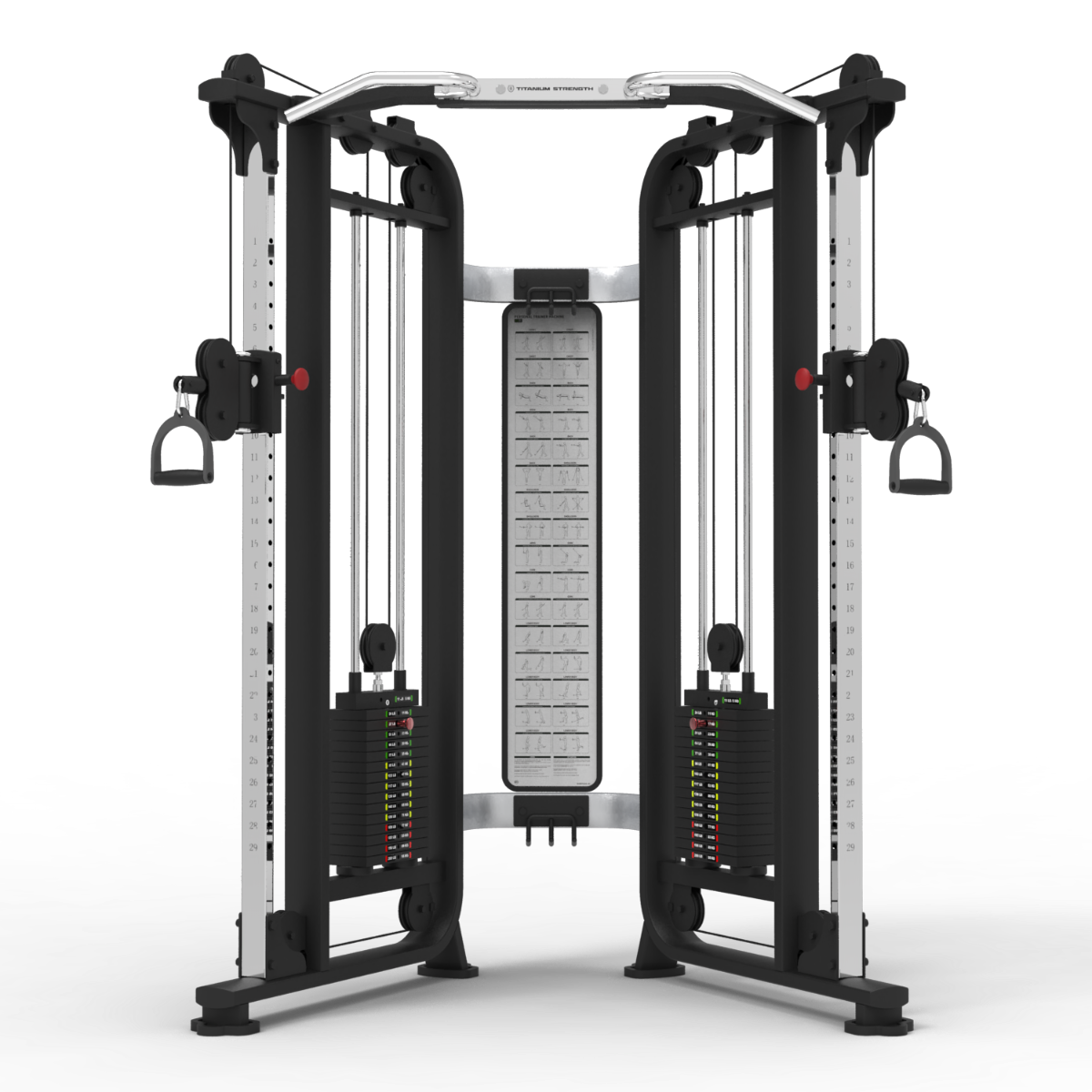 Titanium Strength Double Adjustable Pulley Professionell TF10
