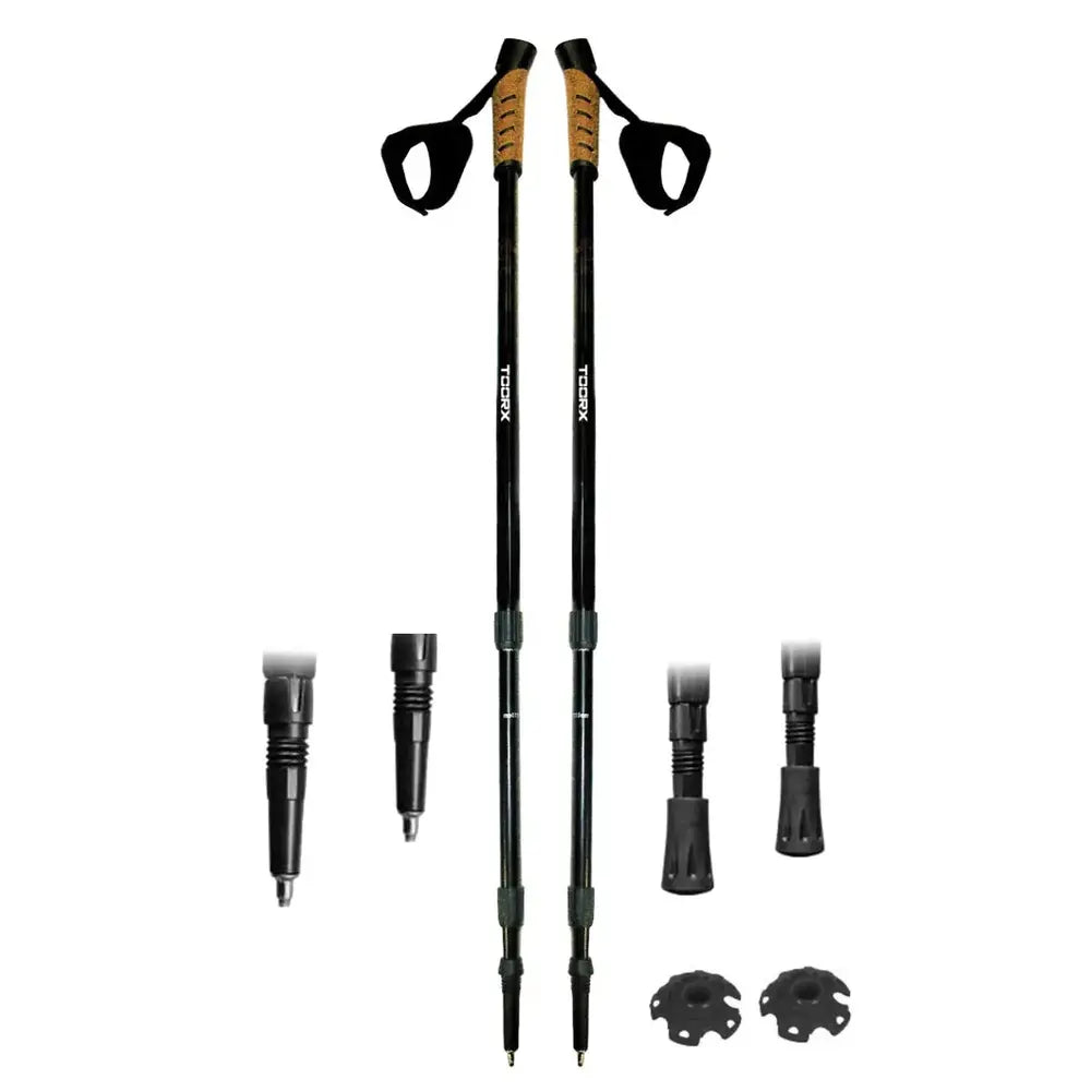 TOORX Nordic-Walking-Stöcke AHF-084 (1 Paar, teleskopierbar)