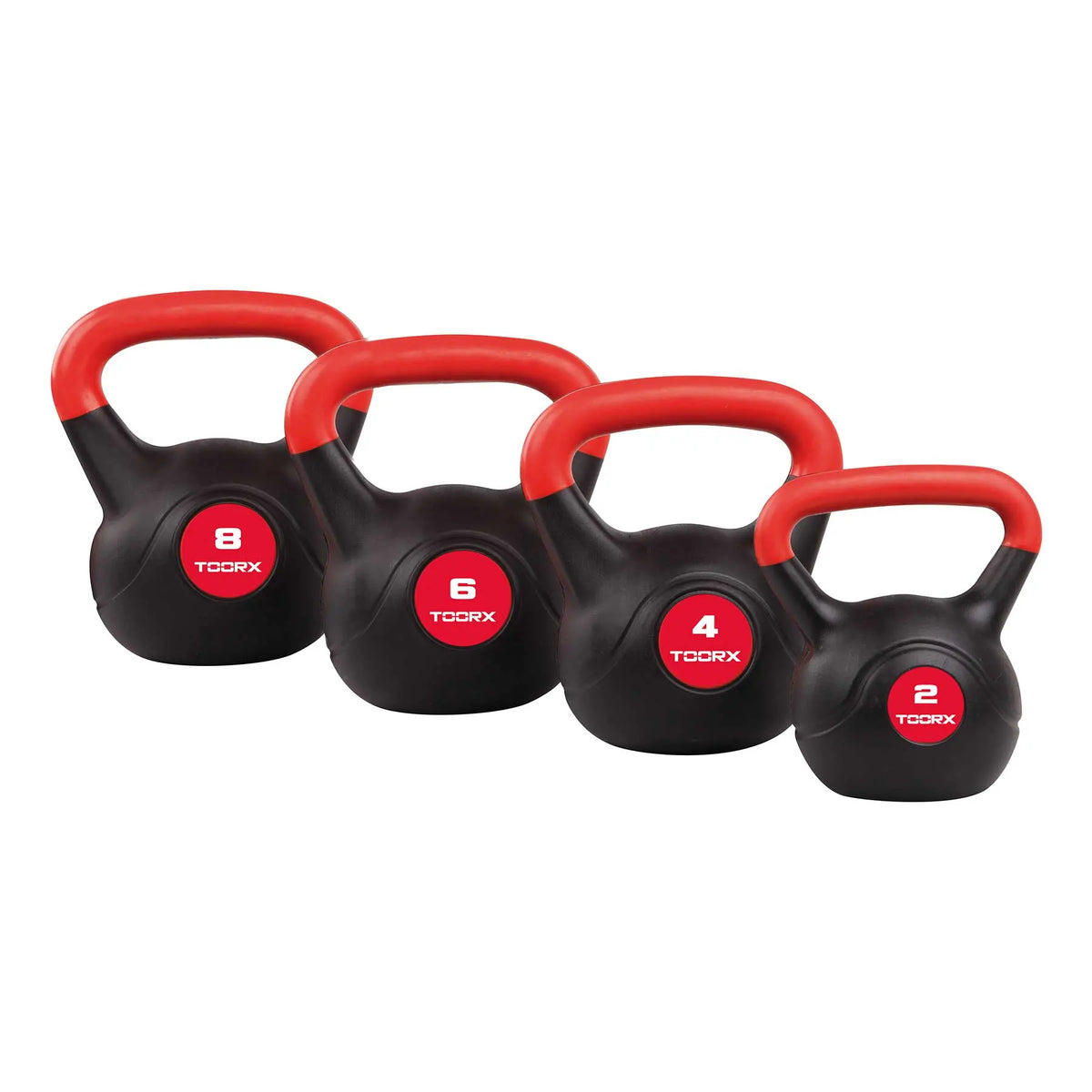 TOORX Kettlebell PVC KRP (2–8 kg)