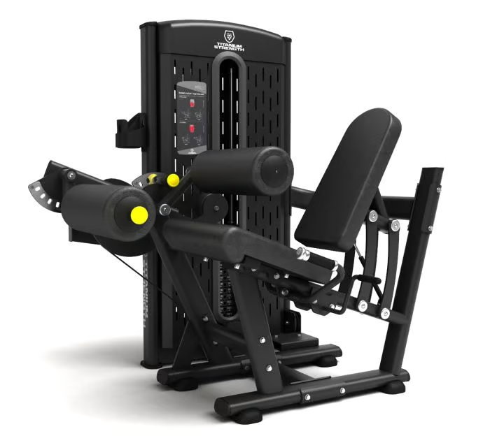 Titanium Strength Selectorized Dualtrainer Quadrizeps und Oberschenkel M1