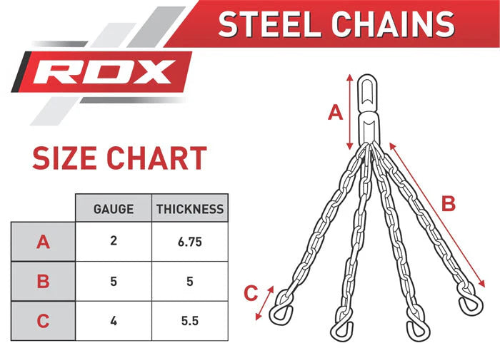 RDX Boxsack Kette