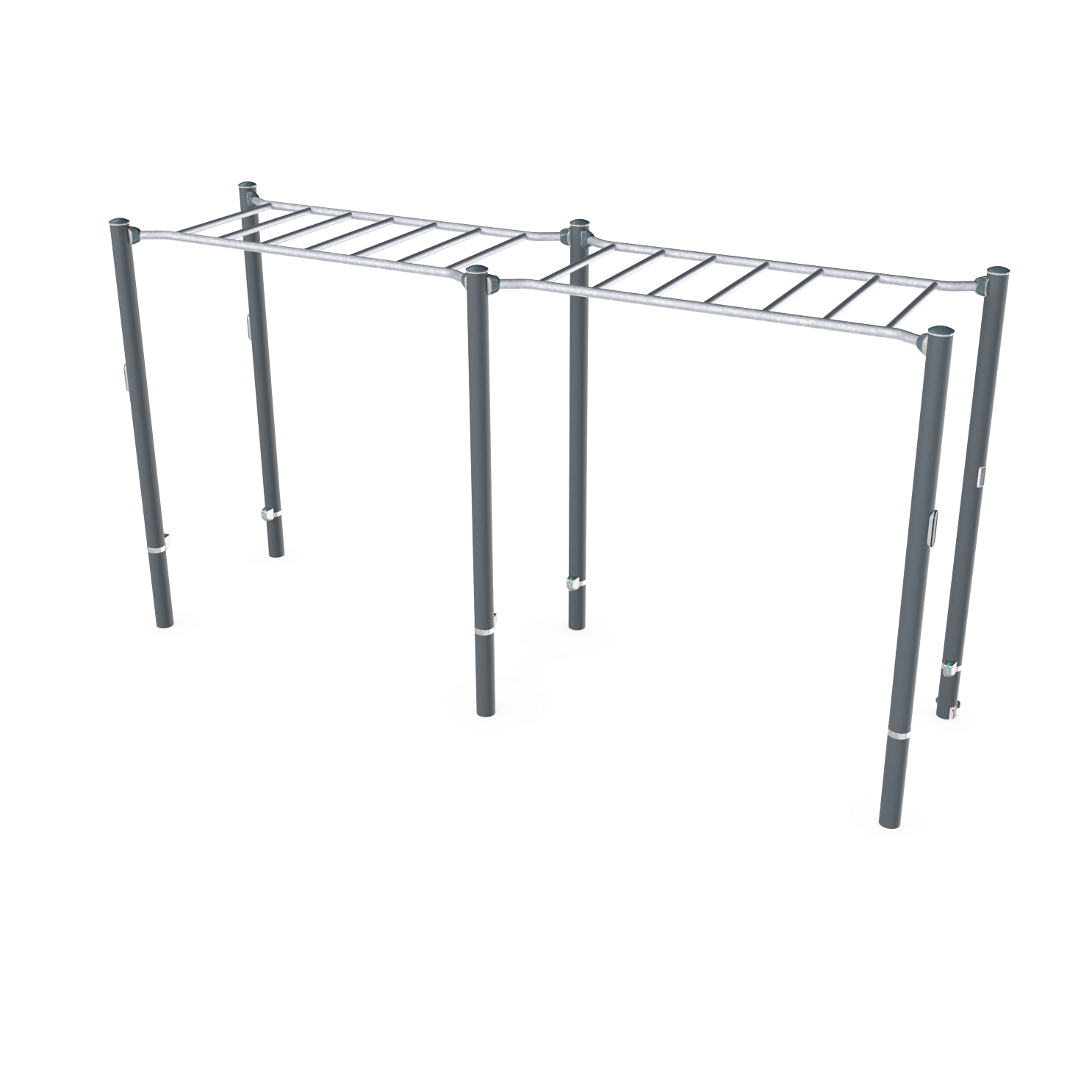 Kompan Outdoor Hindernisparcours Doppel Hangelstrecke